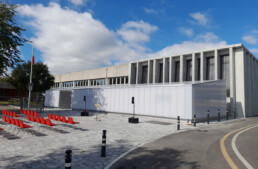Nuovo edificio spogliatoi palestre Brusaporto - Arch. Alessandra Ferrari - Studio A23C Bergamo - foto 6